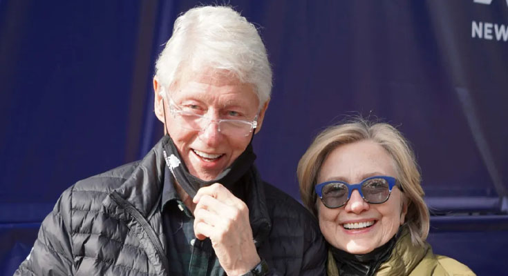 Bill Clinton and Hillary have been married for 46 years – she rejected him twice before saying “I do”