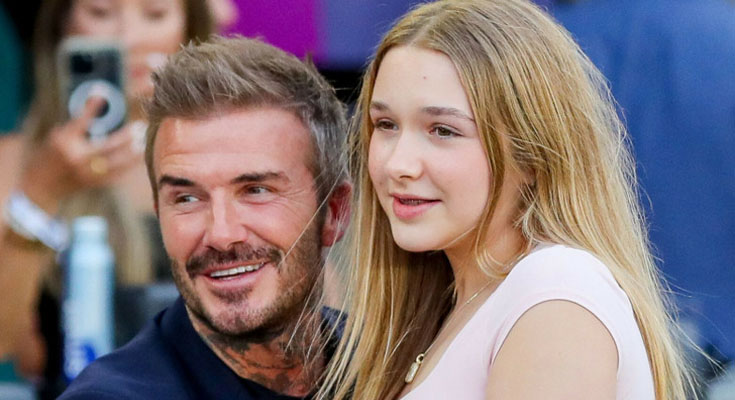 “Cringeworthy Pics… Totally Inappropriate,” Photos of David Beckham With Daughter Harper Cause a Big Stir