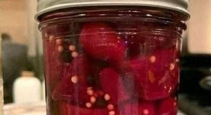 Healthy pickled beets