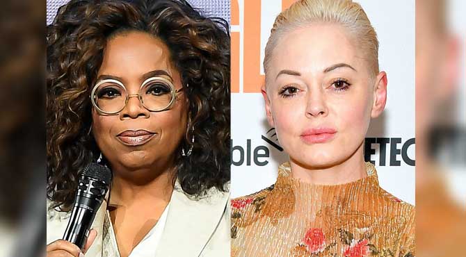 Actress Rose McGowan’s Controversial Tweet about Oprah Winfrey