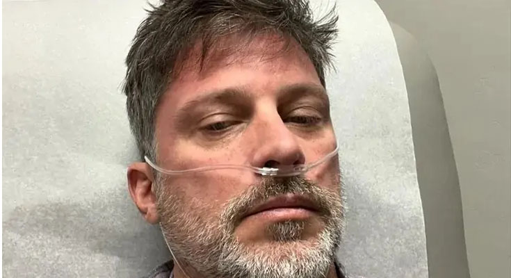 GREG VAUGHAN, a star of the soap opera, was admitted to the hospital… Fluid in the lungs as a result of exposure to high altitude.