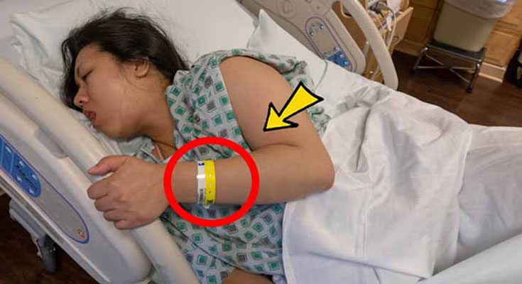 When Husband Sees Wife Got Yellow Wristband At Hospital He Calls The Police