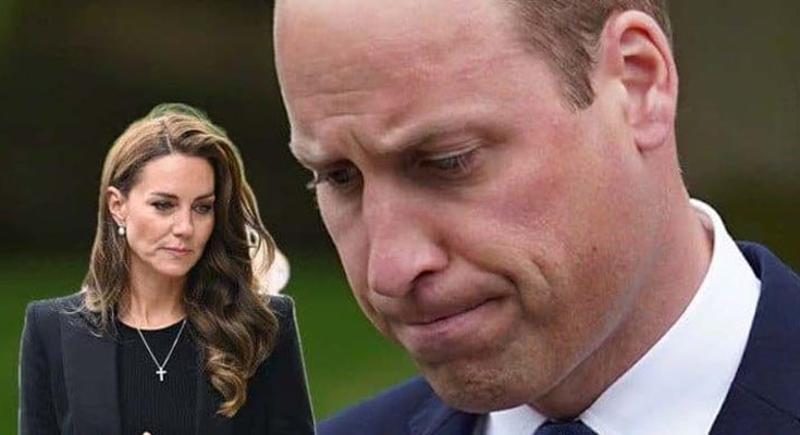 Prince William talks about Kate Middleton’s health with a sad face