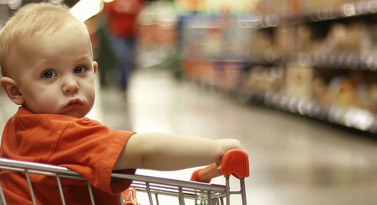 Store Worker Sees a Child Left in a Shopping Cart, but the Child Is Terrified the Moment His Supposed Mother Appears