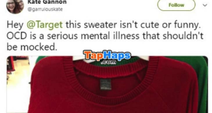 Woman thinks sweater at Target is offensive