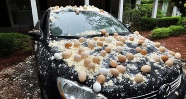 My Neighbor Egged My Car Over Halloween Decorations—You Won’t Believe His Reason