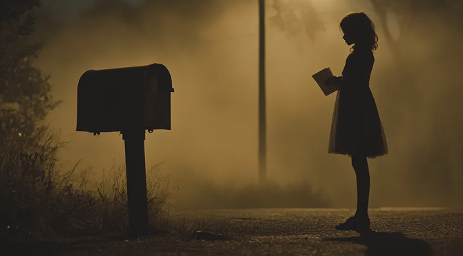 I Saw a Girl Dropping Letters in a Rusted Mailbox – the Truth Left Me Stunned