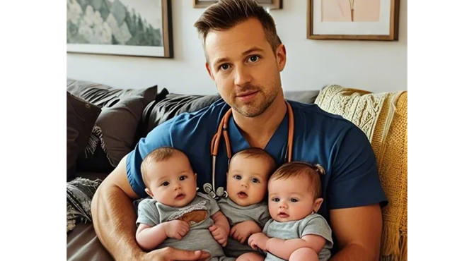 After Their Mother Passed Away In Labor, Doctor Raised The Triplets