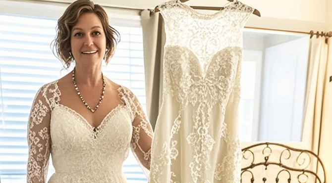 My Stepdaughter Laughed at My Heirloom Wedding Dress – Then Demanded It the Moment She Saw It on Her SIL