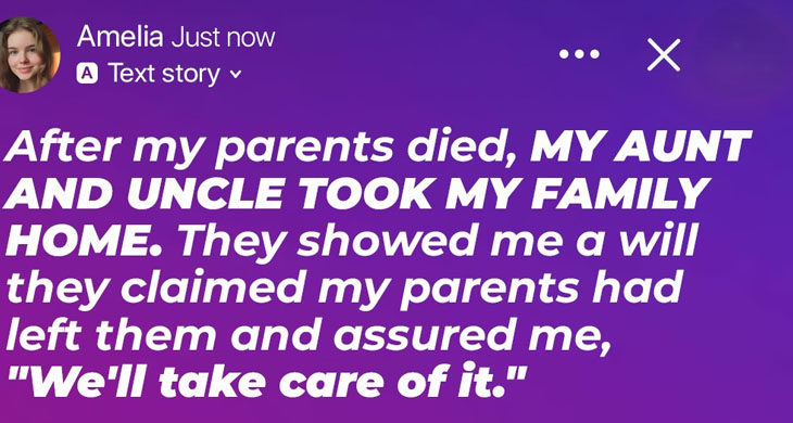 After My Parents Died, My Aunt and Uncle Took My Family Home and Let Me Live in the Basement