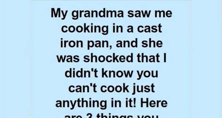 What You Should Never Cook in a Cast Iron Skillet (and Why)