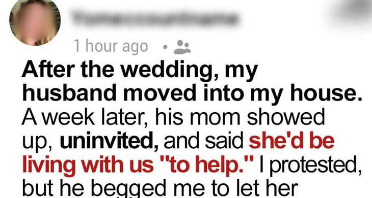 When His Mother Moved In Without Asking