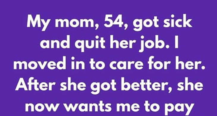 My mom, 54
