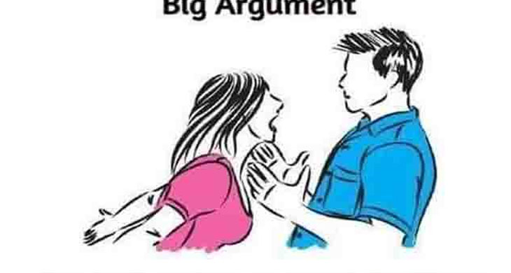 Funny story: Teenage couple argue