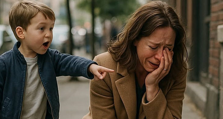 «Mom, he’s my brother!»