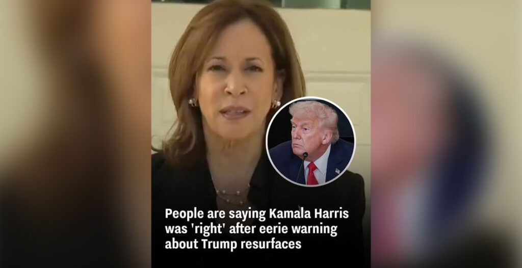 Social Media Erupts After Harris’s Past Comment on Trump Turns Out to Be Spot-On