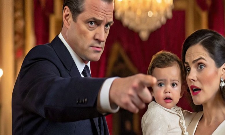 “He’s not mine,” the millionaire said with icy finality. “Take your child and get out.”