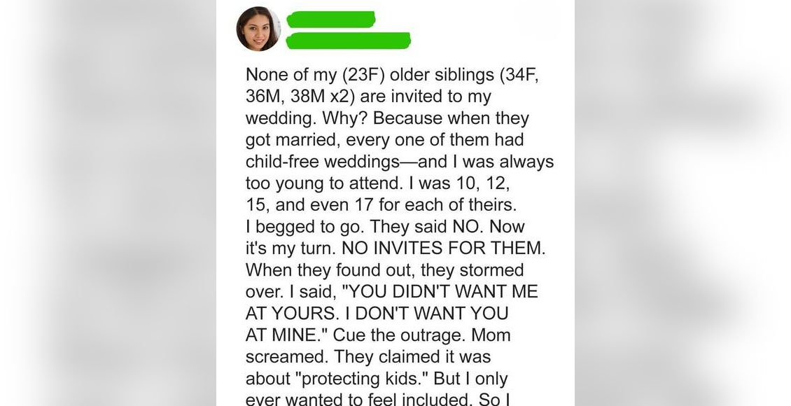 Why My Four Siblings Didn’t Invite Me to Their Weddings — And What I Discovered as I Planned Mine