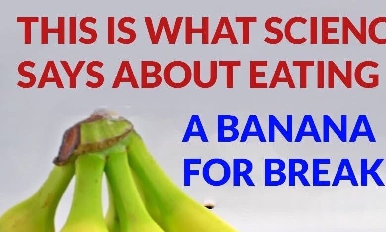 THIS IS WHAT SCIENCE SAYS ABOUT EATING A BANANA