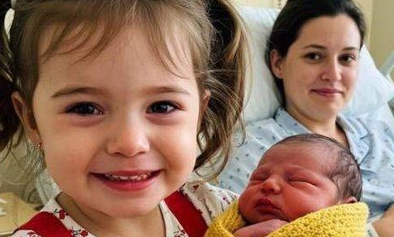 My Daughter Was Thrilled To Hold Her Newborn Sister—