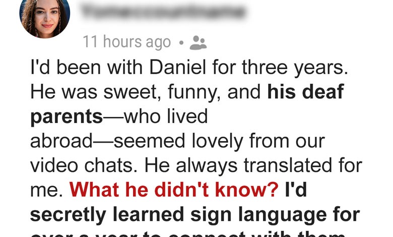 I Secretly Learned Sign Language to Communicate with