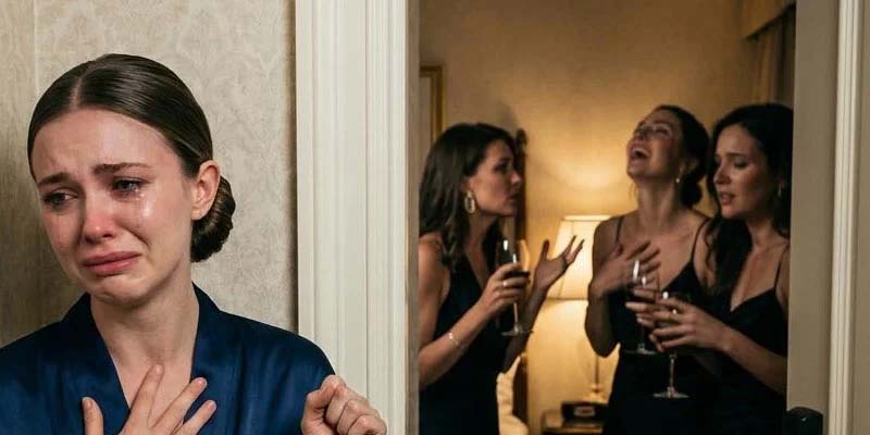 The night before my wedding, I heard my bridesmaids through the hotel wall: “Spill wine on her dress, lose the rings, whatever it takes – she doesn’t deserve him.” My maid of honor laughed “I’ve been working on him for months.” I didn’t confront them. Instead, I rewrote my entire wedding day…